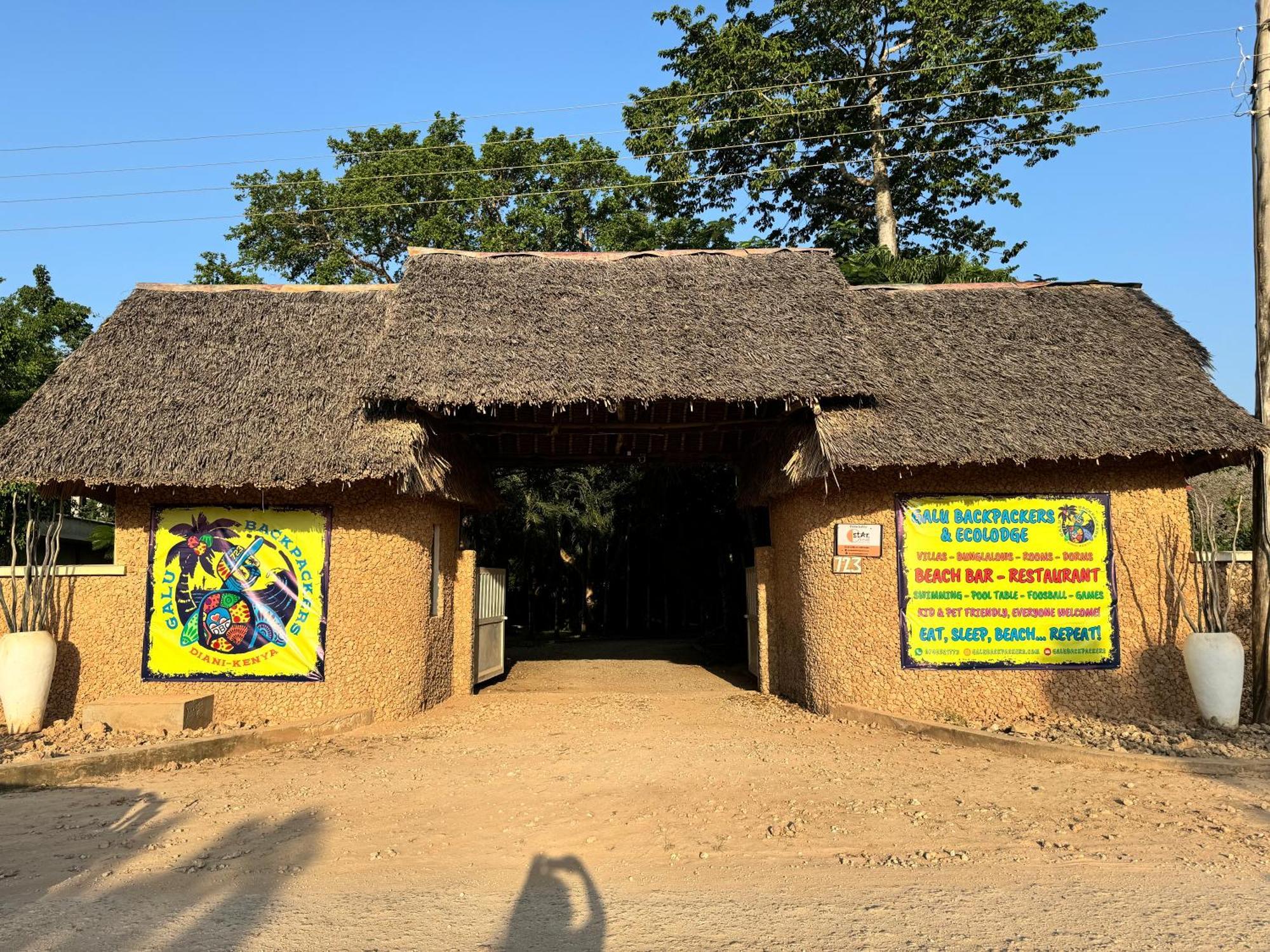 Galu Ecolodge Diani Beach Exterior photo